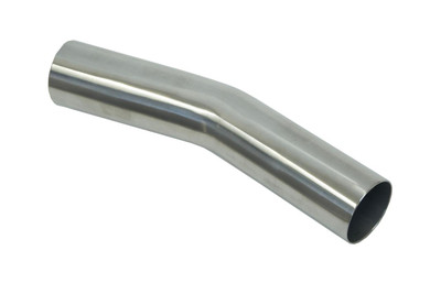  XForce Mandrel Bend 304 Stainless Polished 2.5" 15 degree 1.5D 6" Leg - (XFE-MS250-15) 
