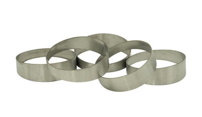  XForce Pie Cut 1D 304SS Brushed 3.5" 9 Degree 1.5D - (XFE-PSB-35094515) 