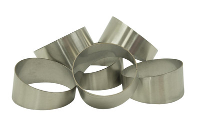  XForce Pie Cut 1D 304SS Brushed 4" 15 Degree 1.5D - (XFE-PSB-400159015) 