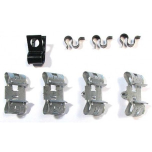 The Right Stuff 68-69 Buick Skylark Fuel Line Clip Set for 3/8" Fuel Line & 1/4" Return Line - (ACS025)