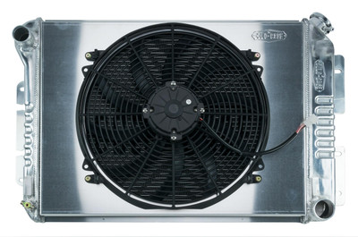  Cold Case Radiators 67-69 Camaro/Firebird w/BB Chevy/Manual Trans Aluminum Radiator & 16in Fan Kit - (CR-CHC11K) 
