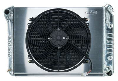  Cold Case Radiators 68-79 Nova w/Big Block Manual Trans Aluminum Performance Radiator & 16" Fan Kit - (CR-CHN548AK) 