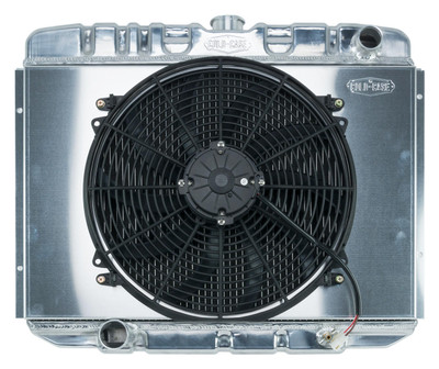  Cold Case Radiators 67-70 Mustang w/Big Block Manual 24" Aluminum Performance Radiator & 16" Fan Kit - (CR-FOM588K) 