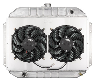  Cold Case Radiators 61-64 Ford F-100 w/Coyote Swap Aluminum Performance Radiator & Dual 12 Inch Fan - (CR-FOT577-5K) 