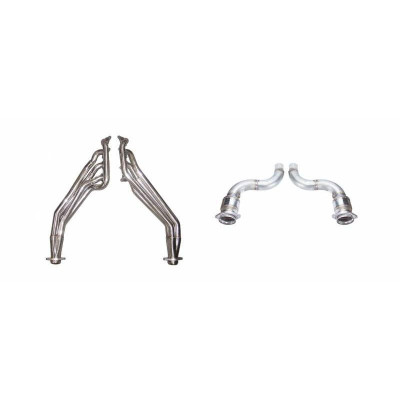  Pypes Exhaust 18-21 Mustang GT Long Tube Header Kit With Catalytic Converters 304 Stainless - (HDR79SK-1-PYP) 
