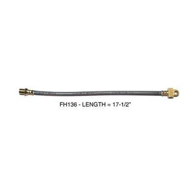  The Right Stuff 88-91 GM 3/4 Ton Front/88-91 GM 1/2 Ton/90-94 SS Truck, Rear Brake Flex Hose, Each - (FH136) 
