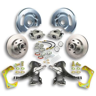  The Right Stuff 63-70 GM Truck/Suburban, 2WD, 2" Drop, "At The Wheel" Disc Brake Conversion - (TWK6316D-P) 