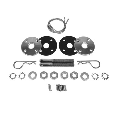  Trim Parts 1969-1974 Mopar 18"  Stainless Steel Hood Pin Kit - (MPHP118KSZ) 