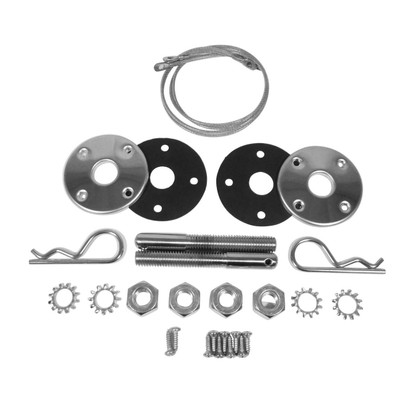  Trim Parts 1969-1974 Mopar Licensed 25" Stainless Steel Hood Pin Kit - (MPHP125KS) 