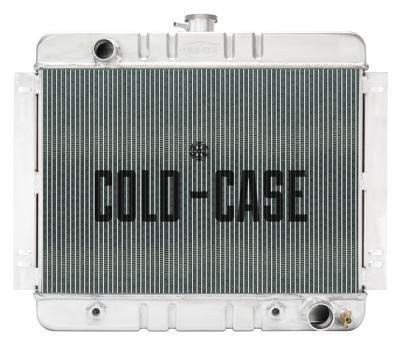  Cold Case Radiators 62-67 Nova w/V8 & Manual Transmission, Aluminum Radiator Kit w/Dual 12" Fans - (CR-CHN540SK) 