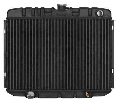  Cold Case Radiators 67-70 Mustang w/Big Block Ford & Manual Trans, 24" Wide Aluminum Radiator, Black - (CR-FOM588B) 