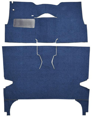  ACC Carpet 1957 Chevy Bel Air Floor Carpet, 4DR Hardtop w/Bucket Seat, Loop Material - (ACC-14077) 