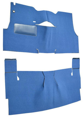  ACC Carpet 1956 Chevy Bel Air Floor Carpet, 2DR Sedan w/Bench Seat, Loop Material - (ACC-19762) 