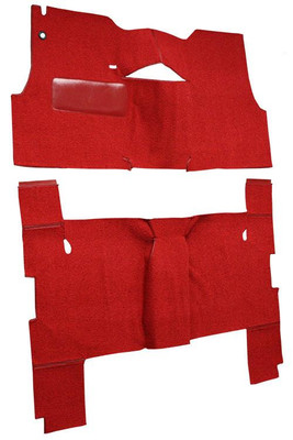  ACC Carpet 1955 Chevy Bel Air Floor Carpet, 4DR Wagon, Daytona Material - (ACC-23047) 