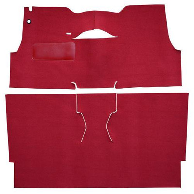  ACC Carpet 1955 Chevy Two-Ten Series Floor Carpet, 2DR Sedan w/Bucket Seat, Loop Material - (ACC-26195) 