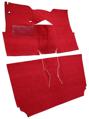  ACC Carpet 1957 Chevy Two-Ten Series Floor Carpet, 2DR Hardtop w/Bucket Seat, Loop Material - (ACC-26223) 