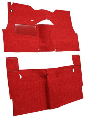  ACC Carpet 1955 Chevy Bel Air Floor Carpet, 2DR Sedan w/Bench Seat, Loop Material - (ACC-4021) 