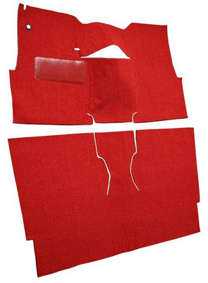  ACC Carpet 1957 Chevy Bel Air Floor Carpet, 2DR Sedan w/Bucket Seat, Loop Material - (ACC-4491) 