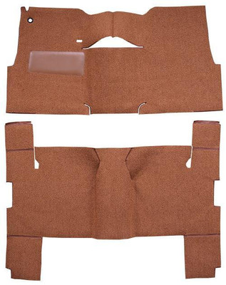  ACC Carpet 1957 Chevy Bel Air Floor Carpet, 4DR Wagon, Loop Material - (ACC-4496) 