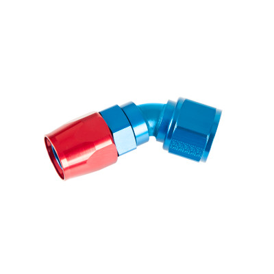 Earls Performance Earl's 45 Degree Swivel-Seal® Hose End -12 AN - Red/Blue - Clamshell Package - (804612ERLP)