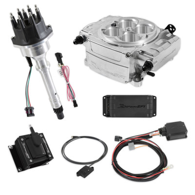 Holley EFI Sniper 2 EFI Bundle w/HyperSpark Ignition System BLE/PDM Bluetooth Module SBC - (EFI-550-510-BPX-SBC)