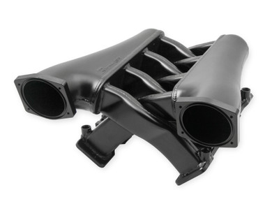 Holley EFI Sniper EFI Fabricated Intake Manifold Dual Plenum 102mm LS3/L92, Rail Kit - Blk - (EFI-822242)