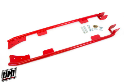UMI Performance 93-02 Camaro/Firebird Convertible Tubular Subframe Connectors, Weld-In, Red - (UMI-2028-R)