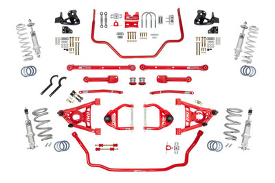  UMI Performance 1968-1972 GM A-Body Handling Package Coilover Stage 2.5 450/175LB Springs, Red - (UMI-ABF804-1-R) 