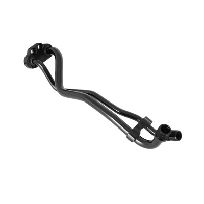  Holley Line Adapter Manifold for SD7 A/C Compressor - SBF, Passenger Side Exit - (HOL-97-444) 