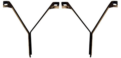  Auto Metal Direct Front Bumper Bracket Set - 67-69 Barracuda - (AMD-105-1267-S) 