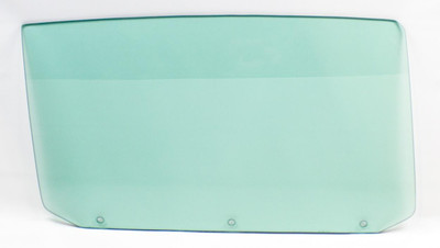  Auto Metal Direct Door Glass w/ 3 Holes - Green Tint - RH - 65 GM A-Body Convertible - (AMD-550-3464-3TVR) 