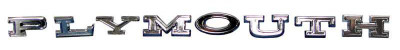  Auto Metal Direct Taillight Panel Emblem - "Plymouth" - 70 Plymouth B-Body - (AMD-999-1470-91) 