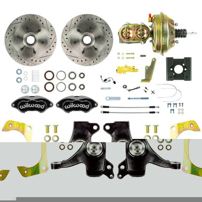  The Right Stuff 1963-66 Chevy Truck, 2" Drop, Power Disc Brake Conversion Wilwood Calipers - (TDC6326DP-P) 