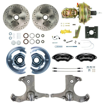  The Right Stuff 1963-66 Chevy Truck, Power Disc Brake Conversion Kit Wilwood Calipers - (TDC6326P-P) 