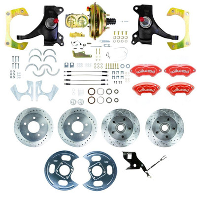  The Right Stuff 71-72 GM C10 Truck 2" Drop Power 4-Wheel Disc Wilwood Calipers Upper - (TDC7155DP-P) 