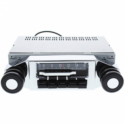 Custom Autosound 1967-72 Chevrolet Truck Slidebar Radio with Bluetooth - (CAS-CAMCHTKLSBR2)