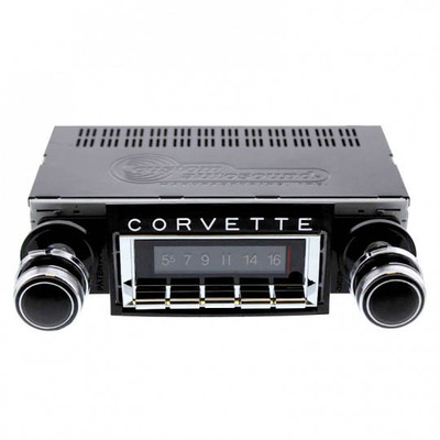 Custom Autosound 1968-76 Chevrolet Corvette USA-740 Radio with Bluetooth - (CAS-CAMCVMV740)