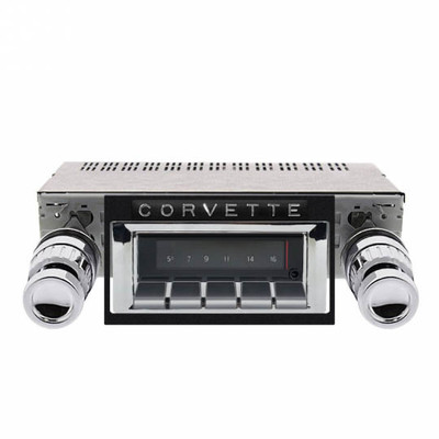 Custom Autosound 1958-62 Chevrolet Corvette USA-740 with Bluetooth - (CAS-CAMCVVE740)