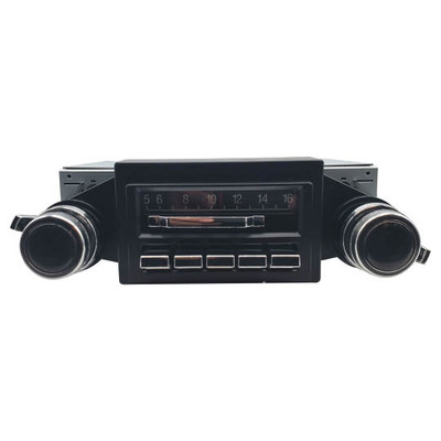 Custom Autosound 1968-76 Chevrolet Corvette Slidebar Radio with Bluetooth - (CAS-CAMCVMVSBR2)