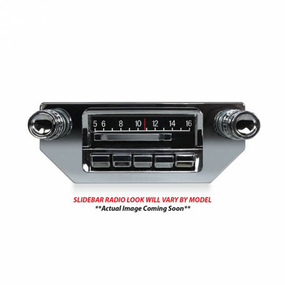 Custom Autosound 1972-79 Ford Gran Torino Slidebar Radio with Bluetooth - (CAS-CAMTOR79SBR2)