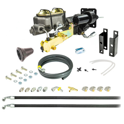 The Right Stuff 1955-58 Full Size Chevy Hydro Boost & Master Cylinder Combination Kit Disc/Drum - (GHB550971)
