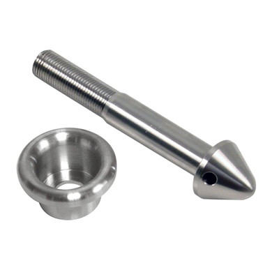 Detroit Speed 68-69 Chevelle, Billet Hood Latch Pin & Spring Collar, 304 Stainless Steel - (011704DS)