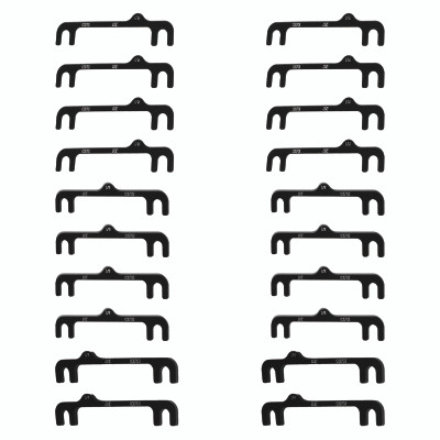 Detroit Speed 73-87 C10 Speedmax, Camber Shim Track Kit w/8 1/16", 8 1/8" & 4 1/4" Shims - (031722DS)