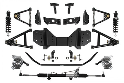 Detroit Speed 73-87 C10 w/SB, Speedmax Front Suspension System w/Single Adjustable Shocks - (032082-SDS)