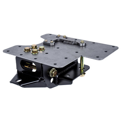 Detroit Speed 68-74 Nova, HD Leaf Spring Pocket Kit w/Hardware, Bolt-On, Powder Coated - (040111DS)