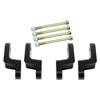 Detroit Speed 67-81 Camaro/Firebird, Offset Shackle Set w/4 Offset Shackles & Fastener, 1-3/4" - (040901DS)