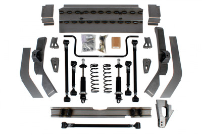 Detroit Speed 62-67 Chevy II, Rear Suspension Kit w/Double Adj. Shocks & w/o Axle Brackets - (041709-DDS)