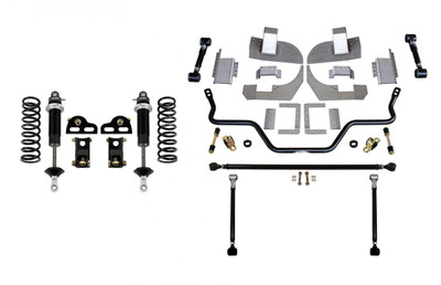  Detroit Speed 82-92 Camaro, Rear Suspension w/Base Shocks & 3" Axle, w/o Axle Brackets - (041724DS) 