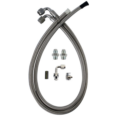 Detroit Speed 79-04 Ford Fox Body & Detroit Speed Subframe, Power Steering Hose Kit - (091302DS)