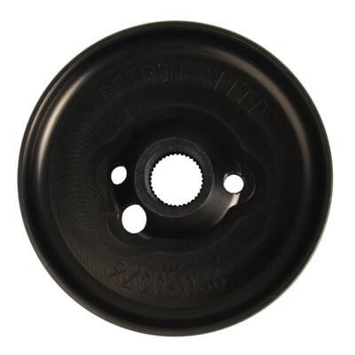 Detroit Speed Billet Aluminum Steering Wheel Adapter w/Black Finish, 2.5" Tall Hub - (092566DS)